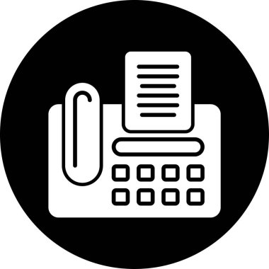 Telefon simgesi vektör illüstrasyonu