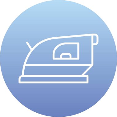 Ütü. Web simgesi basit illüstrasyon