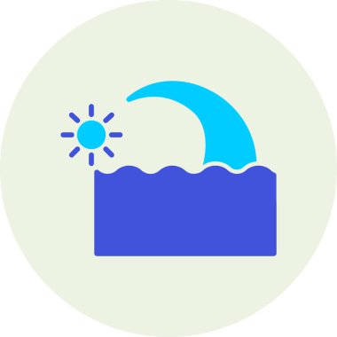 Su. Web simgesi basit tasarım