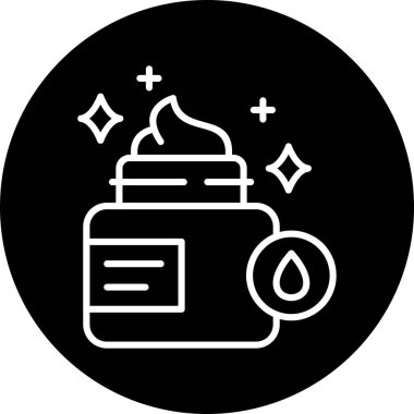 Yiyecek ve içecek ikonunun vektör illüstrasyonu