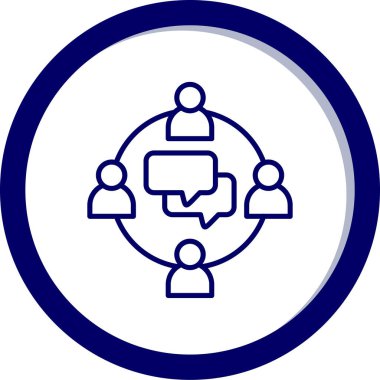 iş simgesi vektör illüstrasyonu