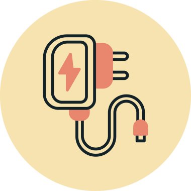 Fiş. Web simgesi basit illüstrasyon