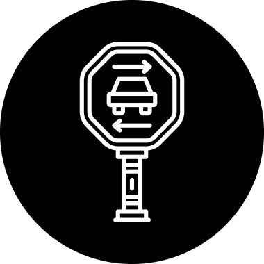 trafik simgesi vektör illüstrasyonu