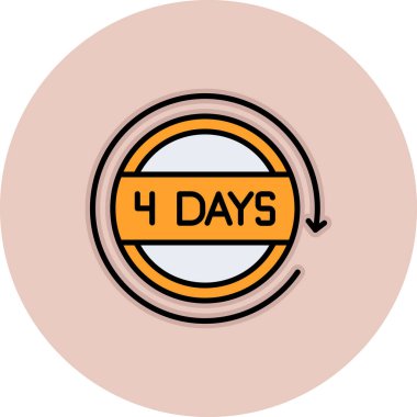 Modern bir simgenin vektör illüstrasyonu