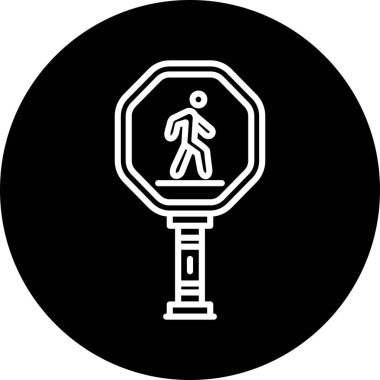 yol işareti vektör simgesi