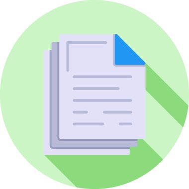 Kağıt çarşaf. Web simgesi