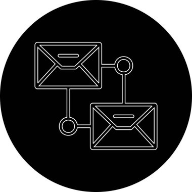 E- posta simgesi vektör illüstrasyonu