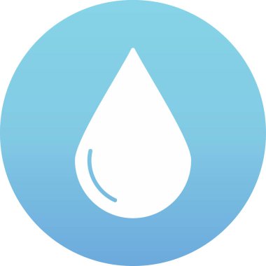 Su damlası vektör resimleme