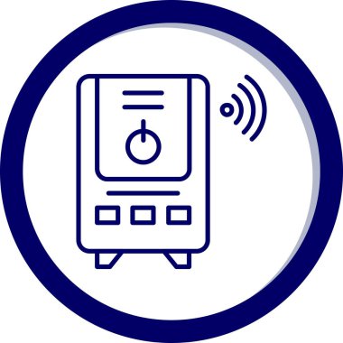 radyo web simgesi basit illüstrasyon