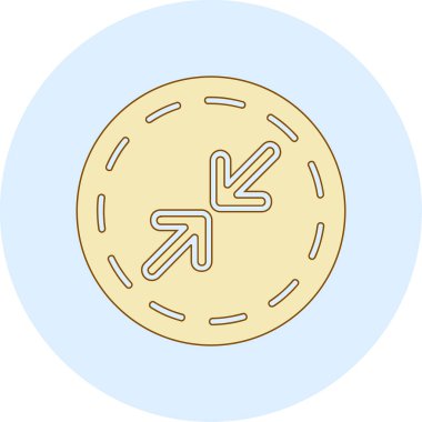 Kurabiye ikonu. vektör illüstrasyonu