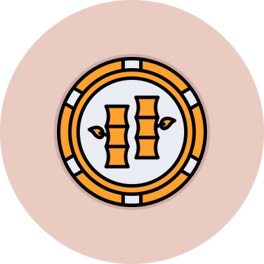 Bir simgenin vektör illüstrasyonu