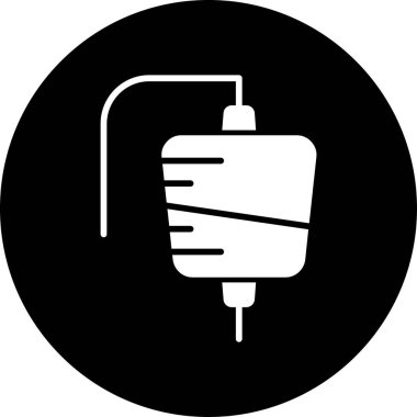 Bir dolgu simgesinin vektör illüstrasyonu