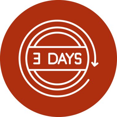 Modern simgenin vektör illüstrasyonu