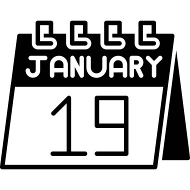 29 Ocak 'ta. Modern takvim simgesi. tarih, takvim tarihi ve Ocak ayı için beyaz takvim