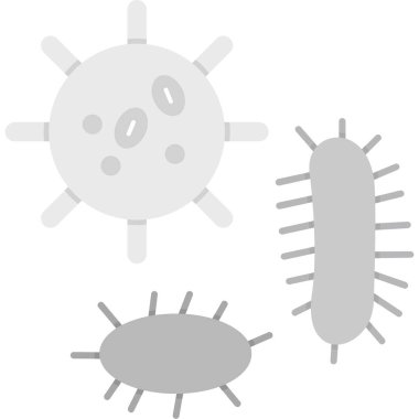 Coronavirus covid - 19, virüs, virüs ve bakteri, bakteri, virüs. vektör illüstrasyonu