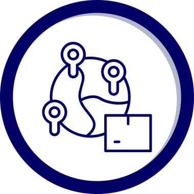 seo modern simgesinin vektör illüstrasyonu