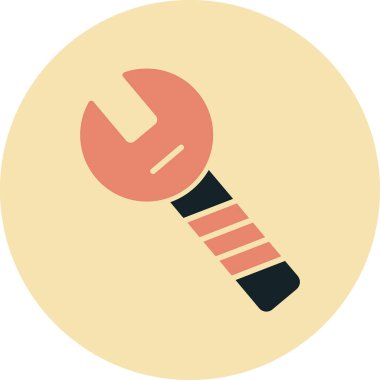 Çekiç. Web simgesi basit illüstrasyon