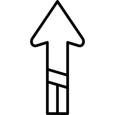 ok yönü yukarıdaki simge