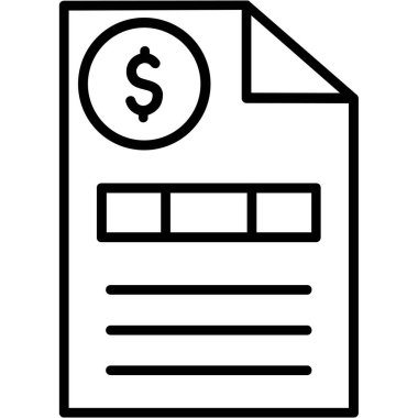 para ve iş hattı vektör simgesi