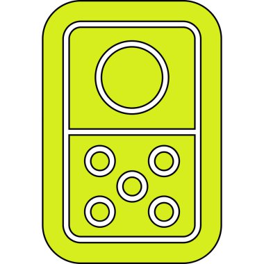 Bir çizgi film kamerasının vektör illüstrasyonu