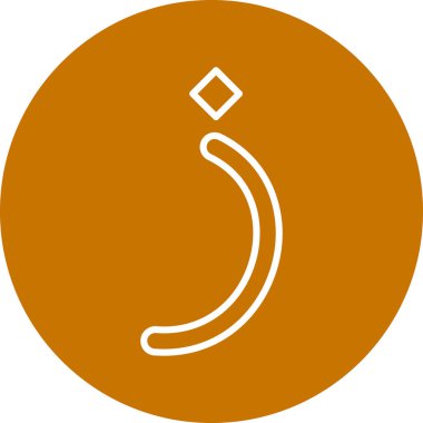 Modern bir simge tasarımının vektör illüstrasyonu