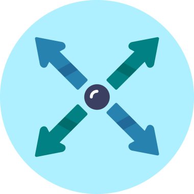 ok simgesi, vektör illüstrasyonu