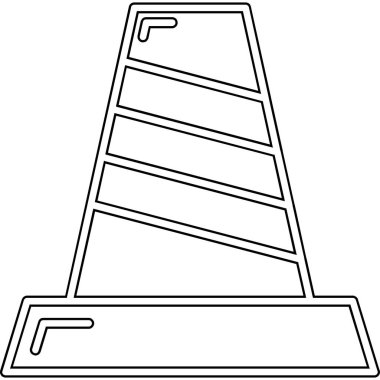 İnşaat merdiven vektör simgesi
