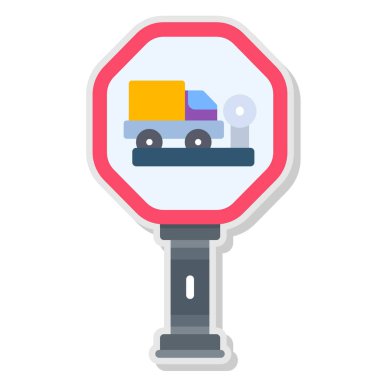 Trafik ışığı simgesi vektör illüstrasyonu