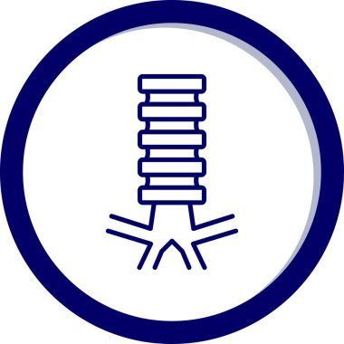 Modern eğitim ikonunun vektör illüstrasyonu