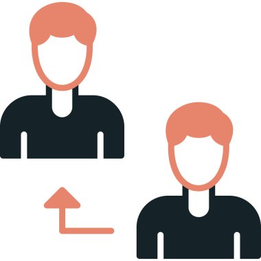 insanlar simge vektör illüstrasyonu