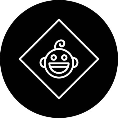 vektör emoji simgesi çizimi