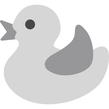 ördek simgesi vektör illüstrasyonu