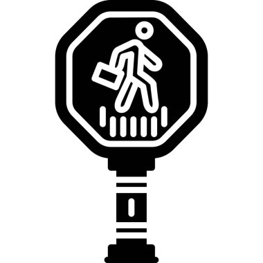 trafik sinyal simgesi vektör illüstrasyonu