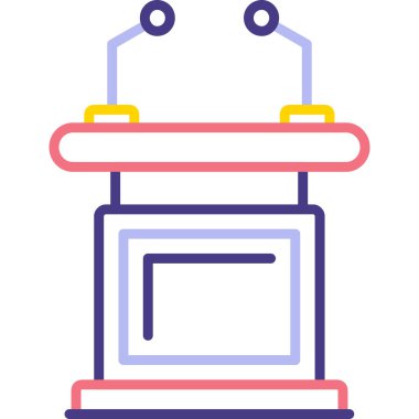 tablo simgesi vektör illüstrasyonu