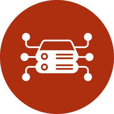 araba tamir ikonu vektör illüstrasyonu