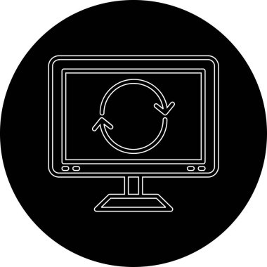 seo modern simgesinin vektör illüstrasyonu