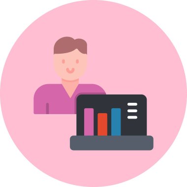 Bir kitap simgesinin vektör illüstrasyonu