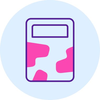 Tek bir simgenin vektör illüstrasyonu