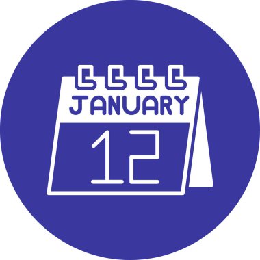 Takvim simgesi tasarımı, vektör illüstrasyonu