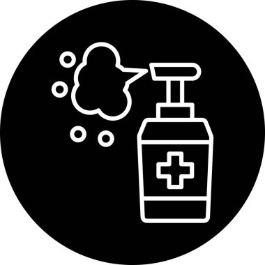 Tıbbi bir simgenin vektör illüstrasyonu