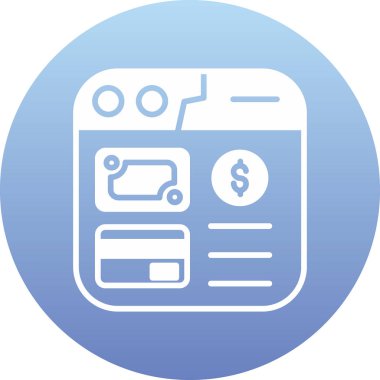 seo modern simgesinin vektör illüstrasyonu