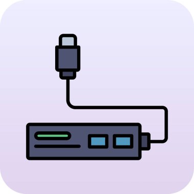 Çizgi film bilgisayar simgesinin vektör çizimi