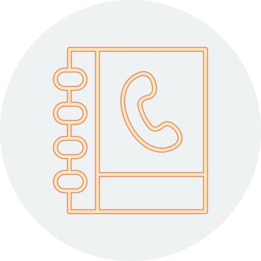 - Telefon. Web simgesi basit illüstrasyon