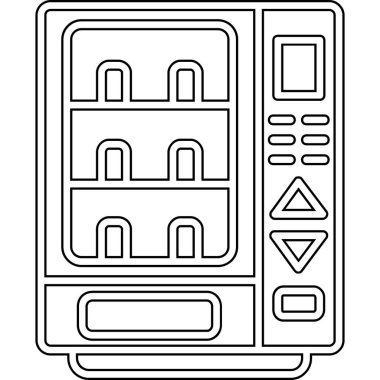 elektronik aygıt simgesi. Web için elektronik aygıt vektör simgelerinin özet çizimi