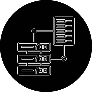 Seo simgesinin vektör illüstrasyonu