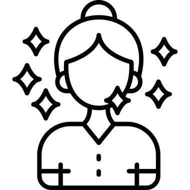 Avatar simgesi, vektör illüstrasyonu