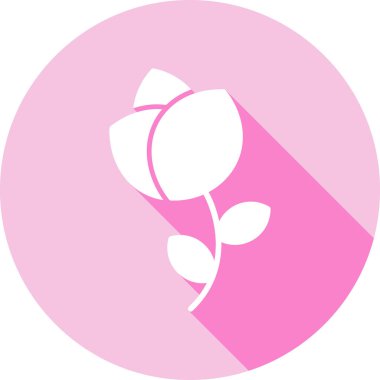 çiçek vektör simgesi modern basit illüstrasyon