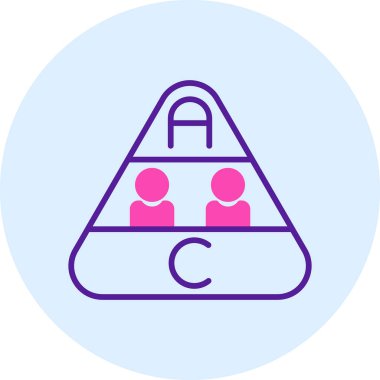 İnsan simgesinin vektör illüstrasyonu