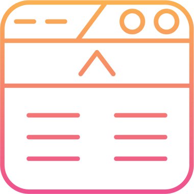 takvim simgesini, basit vektör çizim