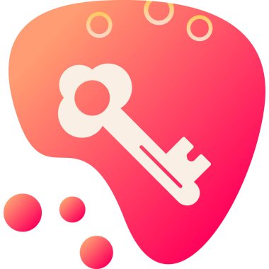 anahtar simgesi, vektör illüstrasyonu